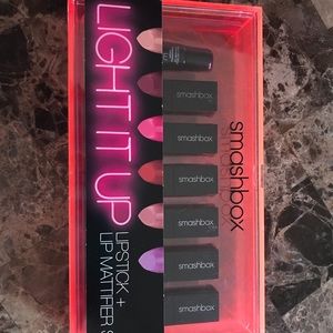 Smashbox Light it Up liptstick + mattifyer set NIB